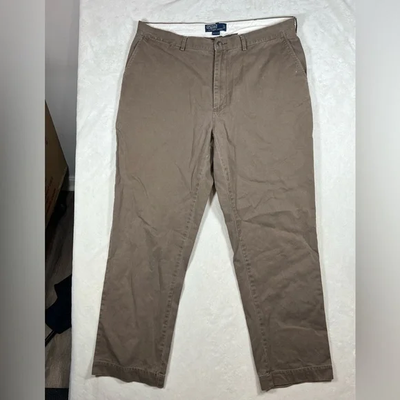 Polo Ralph Lauren 38W 31L Classic Men's Tan Chinos - Picture 1 of 10